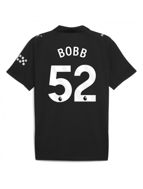 Muži Futbalové oblečenie Manchester City Oscar Bobb #52 2025-26 Krátky Rukáv - Preč Muži Futbalové oblečenie Manchester City Oscar Bobb #52 2025-26 Krátky Rukáv - Preč